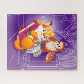 Puzzle renard et hibou (Horizontal)