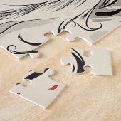 Puzzle Renard japonais blanc Kitsune (Côté)