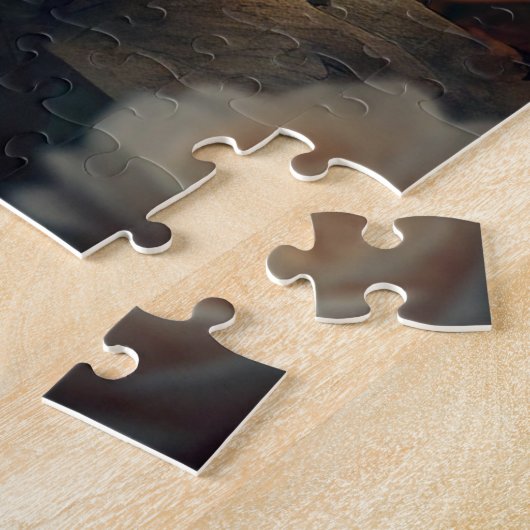 Puzzle Renard mignon avec fleurs (Côté)