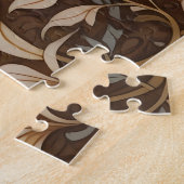 Puzzle Renard qui marche inspiré de William Morris  (Côté)