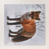 Puzzle Renard rouge en hiver (Horizontal)
