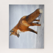 Puzzle Renard rouge en hiver (Vertical)