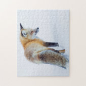 Puzzle Renard roux en hiver (Vertical)