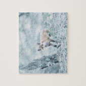 Puzzle Renardeau dans la neige (Vertical)