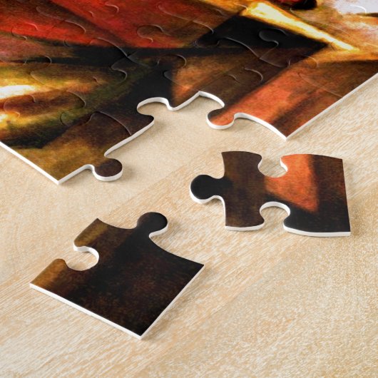 Puzzle Renards de Franz Marc Fine Art (Côté)