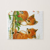 Puzzle Renards de Noël (Horizontal)