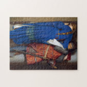 Puzzle Rencontre sur les escaliers à tourelle par Burton (Horizontal)