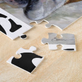 Puzzle Rencontrez le cadeau animal d'art de bouledogue (Côté)