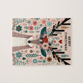 Puzzle “Renne de Noël“ (Horizontal)