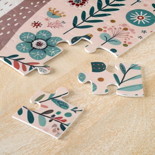 Puzzle “Renne de Noël“ (Côté)