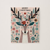 Puzzle “Renne de Noël“ (Vertical)