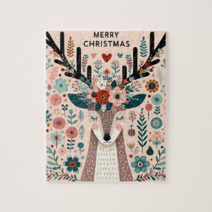 Puzzle “Renne de Noël“