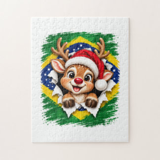 Puzzle Renneau de Noël brésilien