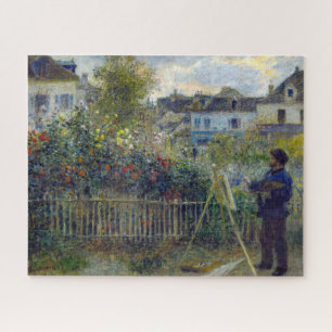 Puzzle Renoir - Claude Monet peignant dans son jardin