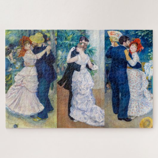 Puzzle Renoir - Dance serie : Bougival, Ville & Pays (Horizontal)