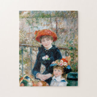 Puzzle Renoir Deux Soeurs en Terrasse Art Vintage