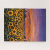 Puzzle renversant de coucher du soleil (Horizontal)