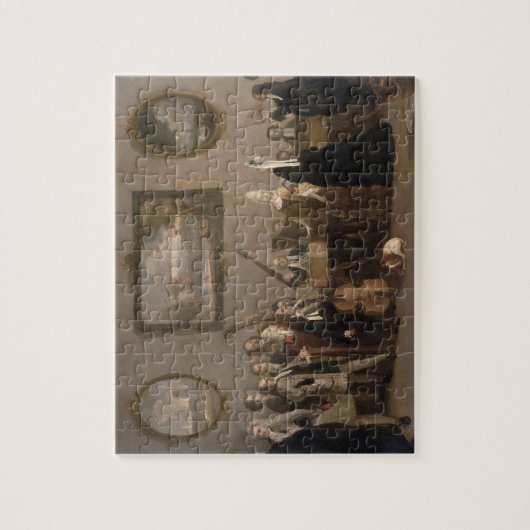 Puzzle Répétition d'un opéra, c.1709 (huile sur la toile) (Vertical)