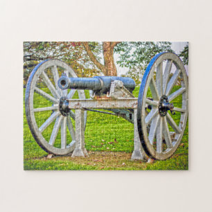 Puzzle Replica Cannon Nova Scotia Canada.
