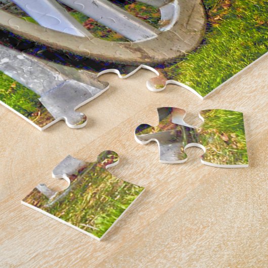 Puzzle Réplique Cannon Nova Scotia Canada. (Côté)