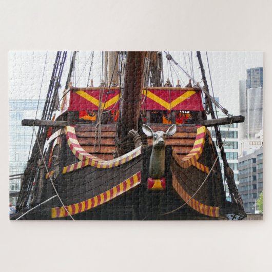 Puzzle Réplique de Golden Hind, Londres, Angleterre (Horizontal)