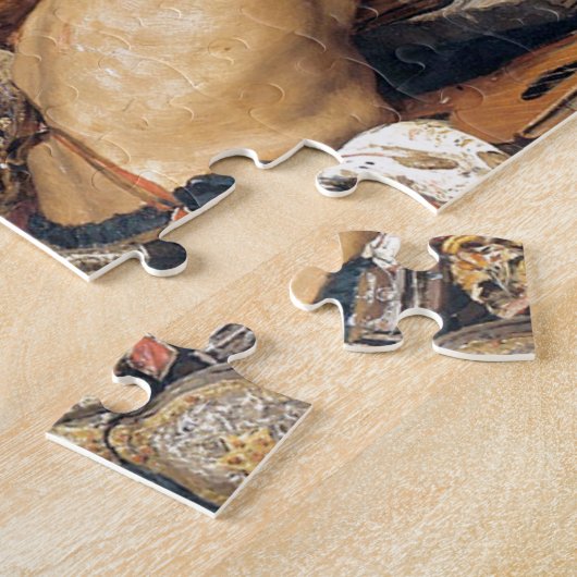 Puzzle Réponse de l'Ukrainien Kozaky/Cossacks par Repin (Côté)