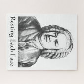 Puzzle Repose Bach Face Compositeur de musique classique (Horizontal)