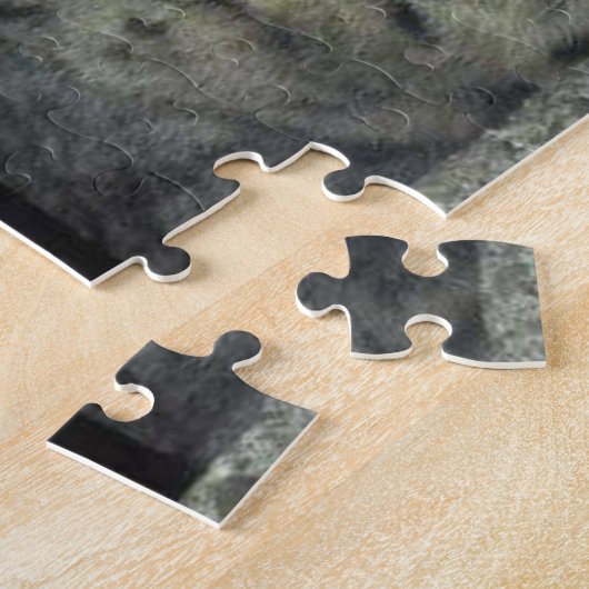 Puzzle Repose du léopard des neiges (Côté)