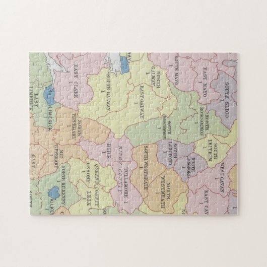 Puzzle Représentation parlementaire | Irlande (Horizontal)