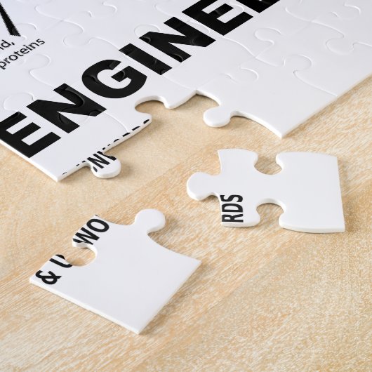 Puzzle Reproduction génétique d'ADN d'ingénieur (Côté)