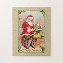 Reproduction vintage de Père Noël de Noël
