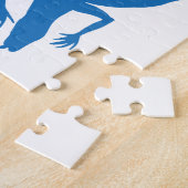 Puzzle Reptile bleu (Côté)