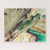 Puzzle Reptile de lézard fidjien (Horizontal)