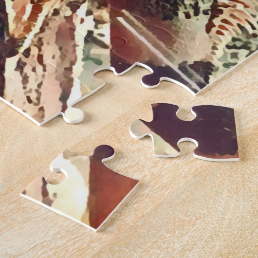 Puzzle Reptile de lézard fidjien (Côté)