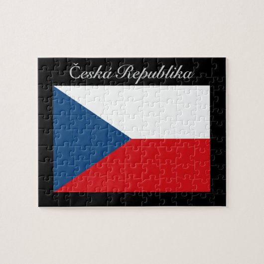Puzzle République tchèque vlajka (Horizontal)