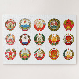 Puzzle Républiques de l'Union soviétique