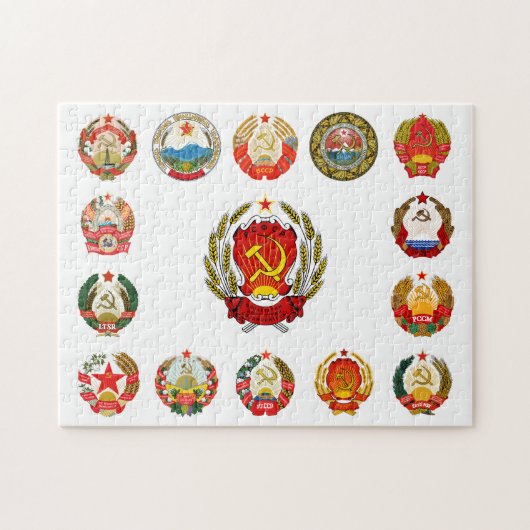 Puzzle Républiques de l'Union soviétique (Horizontal)