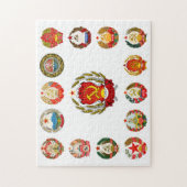 Puzzle Républiques de l'Union soviétique (Vertical)