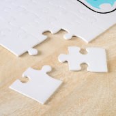 Puzzle Requin à nager avec lunettes de natation (Côté)