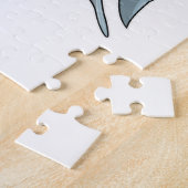 Puzzle Requin au baseball avec batte de baseball (Côté)