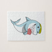 Puzzle Requin au Poker avec cartes de Poker (Horizontal)