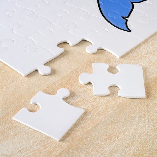 Puzzle Requin avec pizza comme appât (Côté)