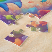 Puzzle Requin coloré (Côté)