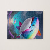 Puzzle Requin Coloré (Horizontal)