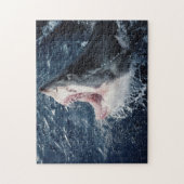 Puzzle Requin élevé bouche ouverte (Vertical)