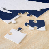 Puzzle requin sauvage blanc - animaux de mer (Côté)