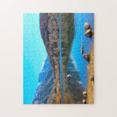 Puzzle Réservoir Bell Canyon Utah. (Vertical)