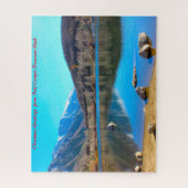 Puzzle Réservoir Bell Canyon Utah. voeux de Noël (Vertical)