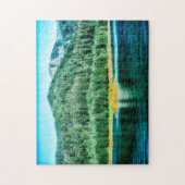 Puzzle Réservoir Cougar Oregon. (Vertical)