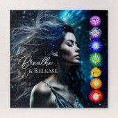 Puzzle Respirer et libérer | Belle Femme Ethérée (Vertical)